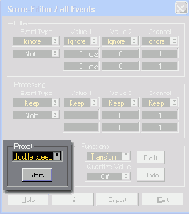 Модуль Preset редактора Logical